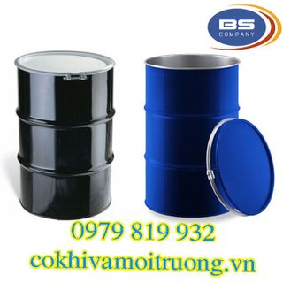 Thùng Phuy Sắt 220L Nắp Hở