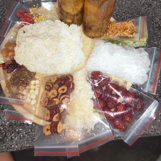 Set Nguyên Liệu Chè Dưỡng Nhan Tuyết Yến 14 vị 400gr