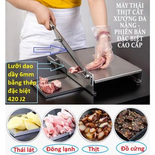 " SIÊU PHẨM " - Máy thái thịt đông lạnh, chặt thịt gà, chặt xương đa năng Cookeasy - Size 26x35x10 Cm [ Made In Vietnam]