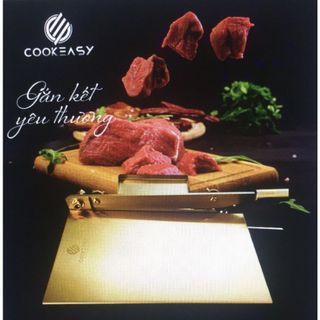Bàn Dao chặt gà cao cấp - Dao làm bếp đa năng { thái thịt đông lạnh, cắt xương sườn, thái lát } Cookeasy Bản CE900 Gold