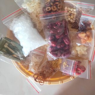 Set Nguyên Liệu Chè Dưỡng Nhan Tuyết Yến 14 vị 400gr