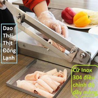 [ Bàn dao cắt xương - Dao thái thịt đông lạnh Cookeasy ]- Bản cao cấp CE900, chặt thịt gà Hàng Việt Nam Chính Hãng