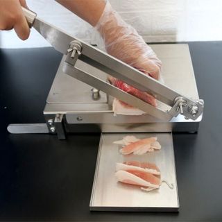 Máy Thái Thực Phẩm Đa Năng Cao Cấp COOKEASY (Bản đặc biệt CE800) - Bàn dao Kích thước lớn: 26x35x10 (Cm). TL 4.2 Kg