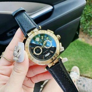 ĐỒNG HỒ VERRSACE DÂY DA NAM TRUNG CẤP NEW