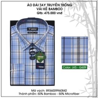 Áo Sơ Mi Dài Tay Caro Bamboo Regular Fit 01