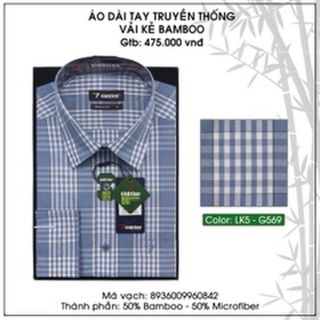 Áo Sơ Mi Dài Tay Caro Bamboo Regular Fit 01