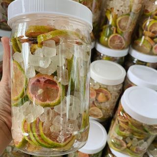 Chanh đào mật ong đường phèn hủ 1kg
