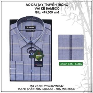 Áo Sơ Mi Dài Tay Caro Bamboo Regular Fit
