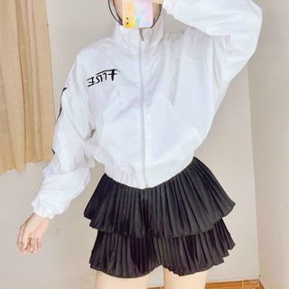 Áo khoác dù chất dù 2 lớp logo thêu size L dưới 65kg