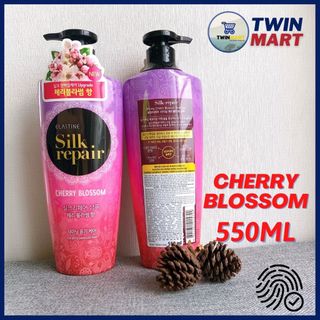 Dầu gội chăm sóc và nuôi dưỡng tóc Elastine Silk Repair Cherry Blossom 550ml nhập khẩu Hàn Quốc giá sỉ