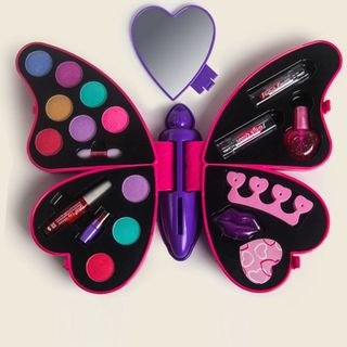 Bộ đồ chơi trang điểm trẻ em - Hộp mỹ phẩm hình bướm cực hấp dẫn 20 chi tiết (loại to) giá sỉ
