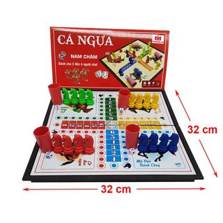 Bộ Cờ Cá Ngựa TomcityVN – Cờ Cá Ngựa Nam Châm 42x42cm – Xưởng Sản Xuất Cờ Việt Nam