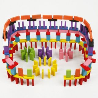 Đồ chơi Domino gỗ màu 1000 miếng giúp bé thỏa sức sáng tạo phát triển trí tuệ giá sỉ