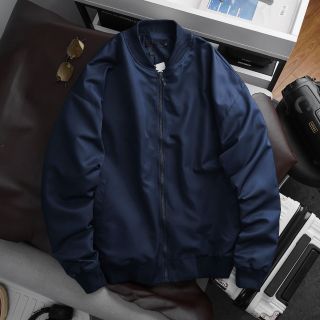 (bigsize) Áo khoác nam vải dù bomber form bigsize 90kg - 130kg