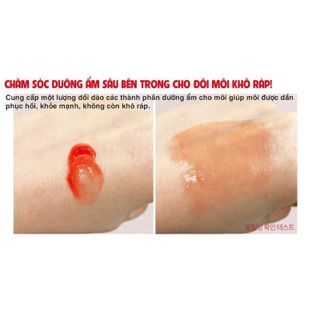 Mặt Nạ Ngủ Môi Giúp Cấp Ẩm, Tẩy Da Chết, Ngừa Lão Hoá Care:Nel Pomegranate Lip Night Mask 5g - Lựu