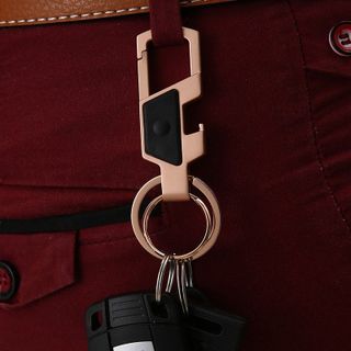 Móc khóa ô tô JOBON cao cấp kèm bật bia và đèn pin MKJ36