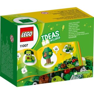 Đồ chơi Xếp hình LEGO 11007 Hộp lắp ráp sáng tạo màu xanh lá giá sỉ