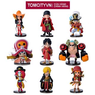 Combo Bộ 9 Mô Hình One Piece - Team Luffy