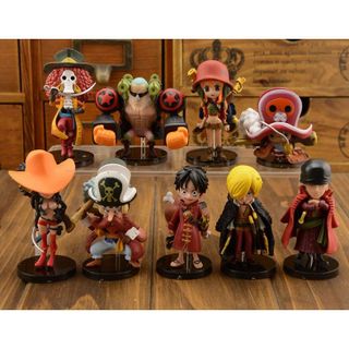Combo Bộ 9 Mô Hình One Piece - Team Luffy