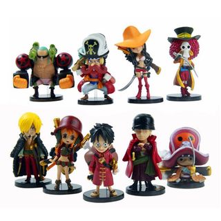 Combo Bộ 9 Mô Hình One Piece - Team Luffy
