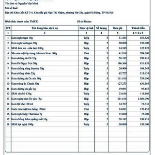 THORAKAO KEM NGHỆ TUPE 10 G