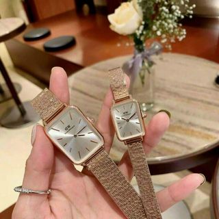 ĐỒNG HỒ D W LƯỚI CHỮ NHẬT NAM