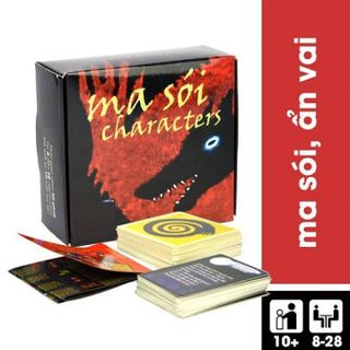 Thẻ bài Ma sói Character Việt Hóa Boardgame Hấp Dẫn