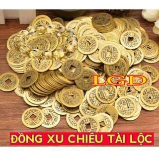 Vật phẩm may mắn đồng xu ngũ đế KT2.4cm