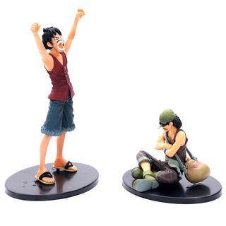 Bộ mô hình Luffy & Usopp bản đẹp PVC 25cm