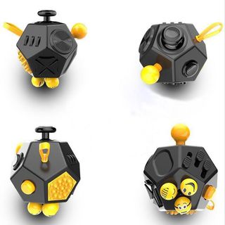 Fidget Cube Khối Vuông Giảm Stress Holy Crystal Thế hệ 02 mới V2 (màu ngẫu nhiên)