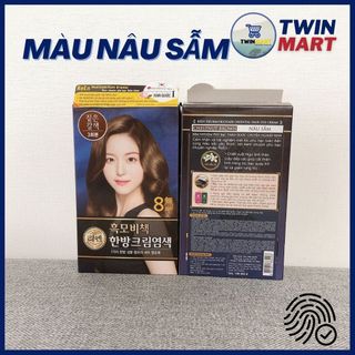 Hộp 3 gói - Kem nhuộm phủ bạc thảo dược Hàn quốc REEN HEUKMOBICHAEK ORIENTAL CREAM