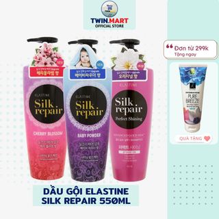Dầu gội chăm sóc và nuôi dưỡng tóc Elastine Silk Repair 550ml Hàn Quốc giá sỉ