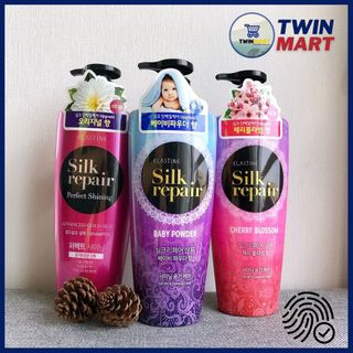 Dầu gội chăm sóc và nuôi dưỡng tóc Elastine Silk Repair 550ml Hàn Quốc