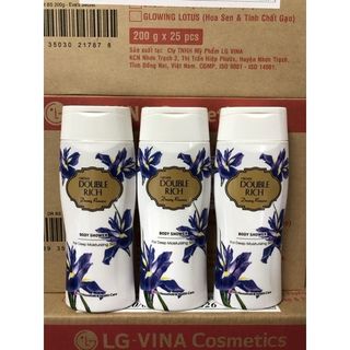 [Chai mini du lịch] Sữa tắm double rich hương nước hoa thiên nhiên 200g