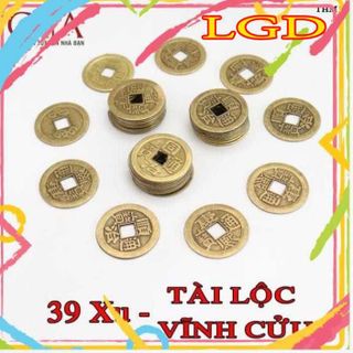 Vật phẩm phong thủy xu ngũ đế KT2.4cm
