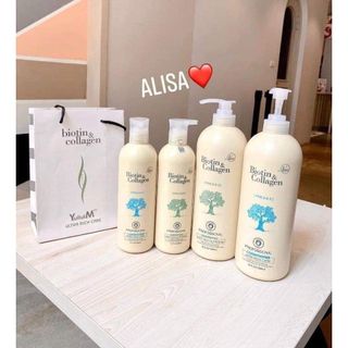 Lẻ dầu gội hoặc dầu xả phục hồi và kích thích mọc tóc Biotin & Collagen 500ml - 1000ml