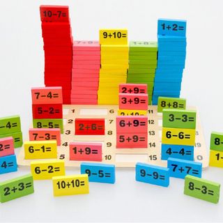 Đồ Chơi Thông Minh Domino học toán xếp hình bằng gỗ (cỡ đại) giá sỉ