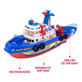 Bộ đồ chơi thuyền tàu thủy chạy dưới nước dùng bằng pin tiểu AA giá sỉ