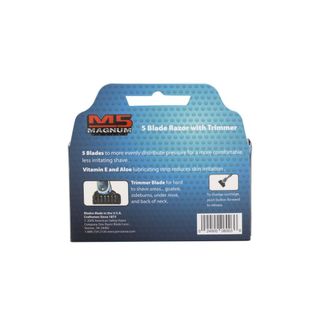 Hộp 4 lưỡi dao cạo râu M5 magnum (Hàng nhập khẩu Mỹ)