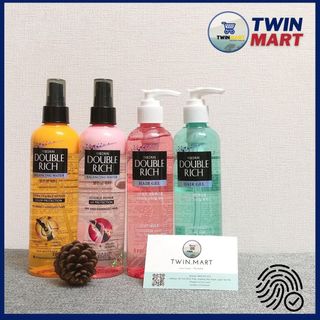 Gel Tạo Kiểu Double Rich Strong Giữ Nếp Uốn Tóc - Soft Giữ Nếp Tự Nhiên 250ml