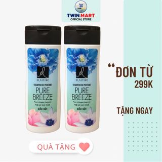 [CHAI DÙNG THỬ] SỮA TẮM DOUBLE RICH 80G - DẦU GỘI/XẢ ELASTINE PURE BREEZE 75ML
