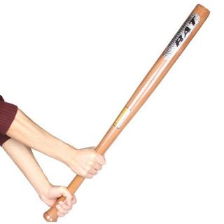 Gậy bóng chày gỗ/ nhôm/ quả bóng chày chất liệu tốt chắc chắn giúp tập luyện thể thao