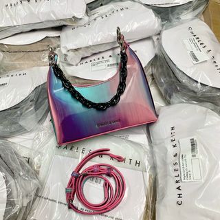 Túi xách CKk Koi Chain' Handle' Shoulde'r Bagt size 2