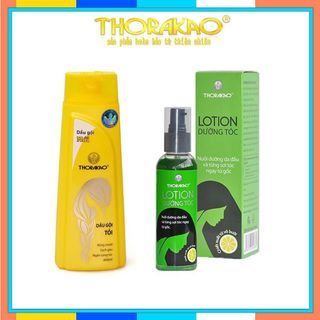THORAKAO combo  dầu gội tỏi, tinh dầu bưởi 150ml