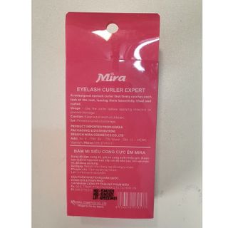 Bấm mi siêu cong cực êm Mira Eyelash Curler Expert HỒNG