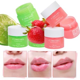 Mặt nạ ngủ môi dưỡng ẩm và tẩy tế bào chết hương chanh – Care:nel Lip Sleeping Mask Lime