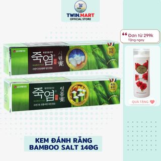 Kem đánh răng Bamboo Salt Sensitive Cho răng nhạy cảm - Salt Gum Care Chăm sóc nướu 140g giá sỉ