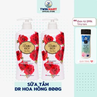 DATE XA 2024 800ml Sữa Tắm Hương Hoa Double Rich Body Shower - Hàn Quốc - Hoa Hồng giá sỉ