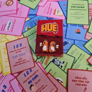 Bộ bài "HUỆ" - Drinking game hot trend gây bùng nổ cuộc vui liên hoan làm bạn vừa say vừa cười như điên trên bàn nhậu