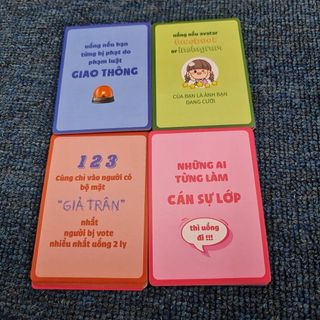 Bộ bài "HUỆ" - Drinking game hot trend gây bùng nổ cuộc vui liên hoan làm bạn vừa say vừa cười như điên trên bàn nhậu
